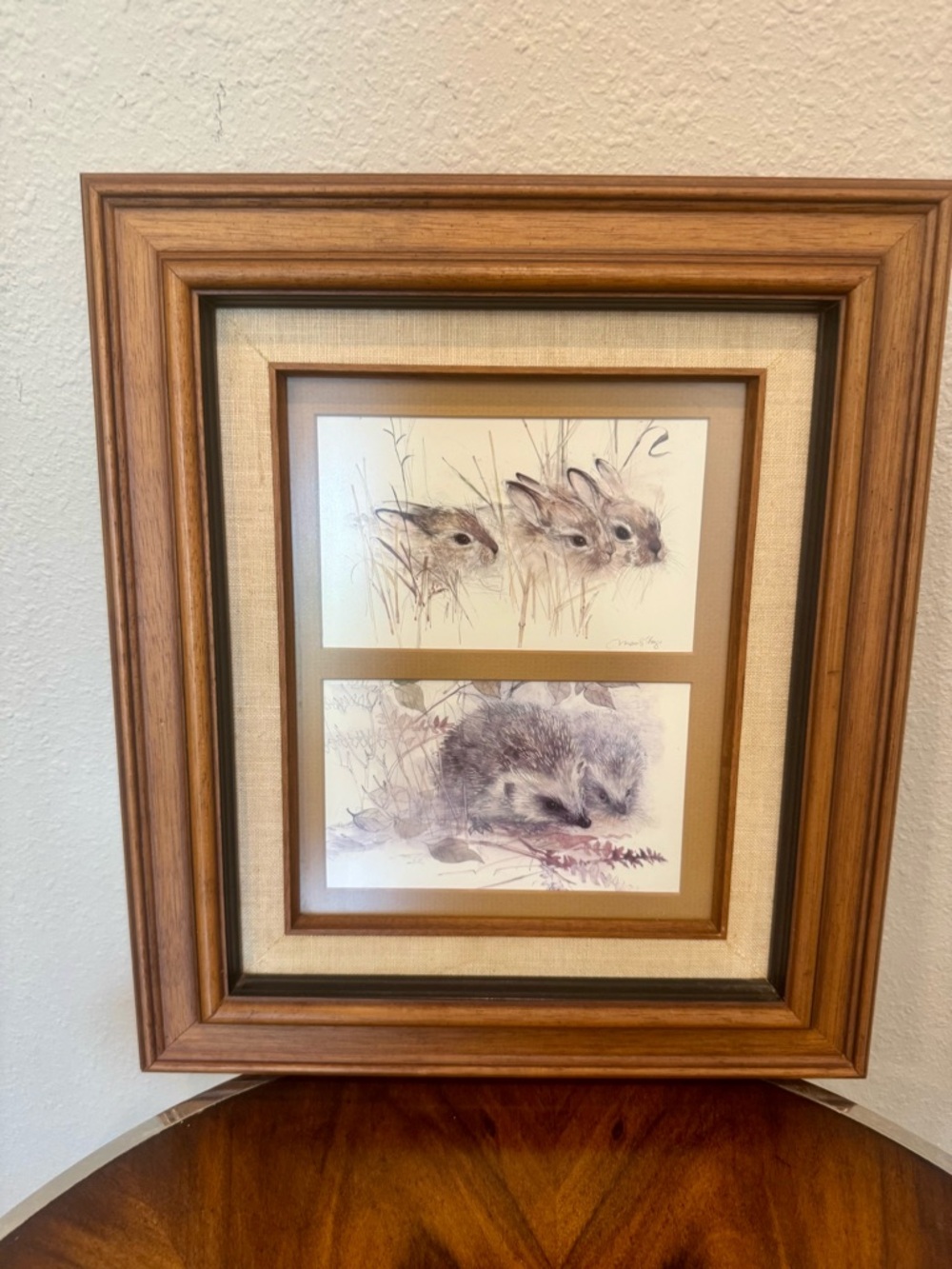 Mads Stage (1922-2004) Danish Artist Illustration - Signed With Quality Frame
